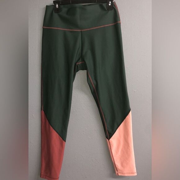 044. Summersalt color block leggings size 12 - Picture 1 of 1